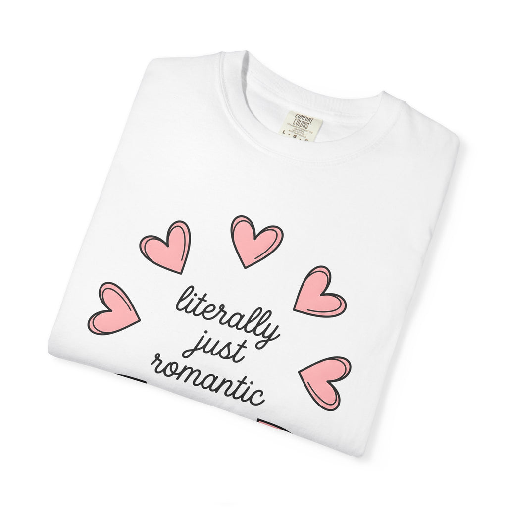 Pink Heart Graphic Shirt Romantic Valentine Gift Women Playful Tee Heart T-Shirt Romance Fan Cute Tshirt Love Graphic Minimalist Hand Drawn
