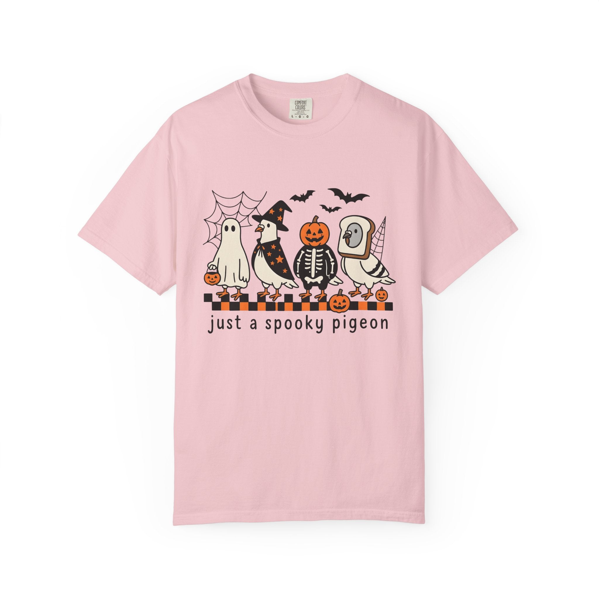 Columbidae Apparel Shirt Halloween Critter Gift Women Line Art Tee Pigeon T-Shirt Spooky Fan Illustration Tshirt Creature Graphic Anime Fall