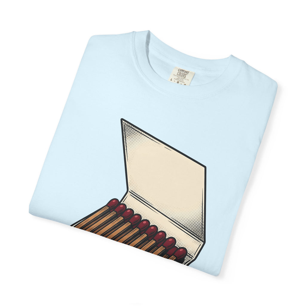 Matchbox Hearts Shirt St. Valentine's Day Romance Gift Women Pop Art Tee Matchboxes T-Shirt Valentine Fan Pop Artistic Tshirt Love Graphic