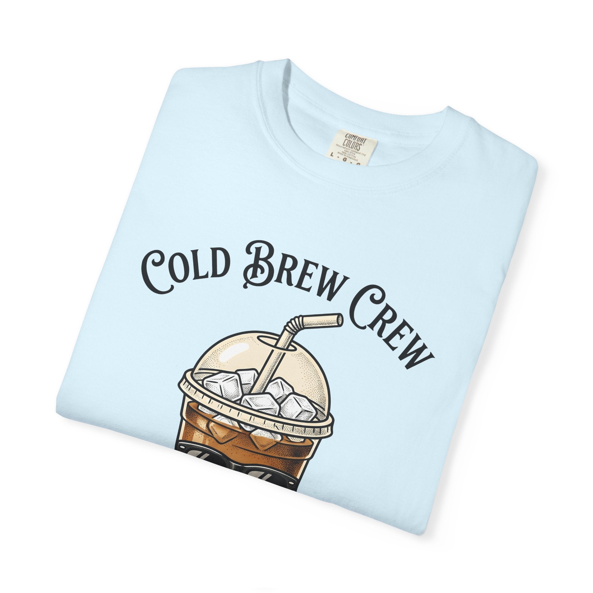 Iced Latte Shirt Coffee Gourmet Gift Women Caricature Tee Cold Brew T-Shirt Coffee Fan Cartoon Tshirt Gourmet Design Classic Eyeglasses
