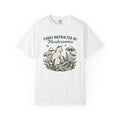 Feline Mushrooms Shirt Cat Environment Gift Women Cartoon Tee Fungal T-Shirt Cat Fan Funnies Tshirt Eco Graphic Classic Mollusk Tshirt