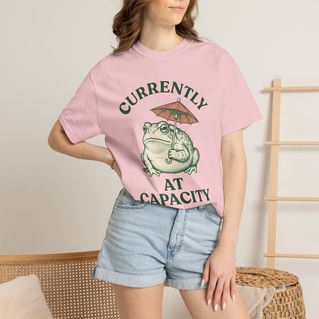 Frog Umbrella Shirt Funny Wildlife Gift Women Retro Tee Toad T-Shirt Comedy Fan Amphibian Graphic Sketch Umbrella Tshirt
