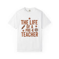 Preschool Teacher Shirt Teacher School Gift Women Bold Text Tee Kindergarten Teacher T-Shirt Educator Enthusiast Typography Tshirt Classroom