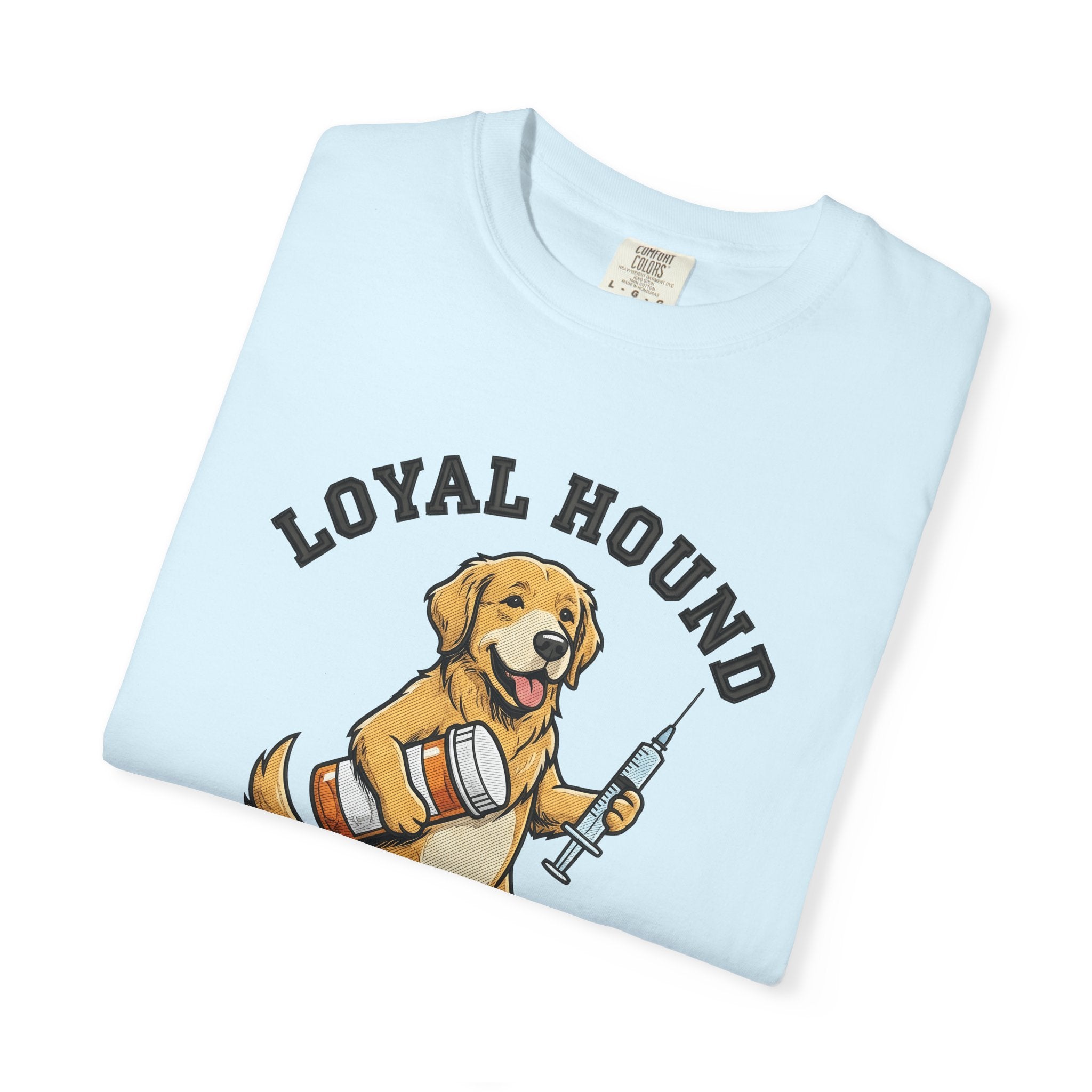 Golden Retriever Dog Shirt Nurse Wildlife Gift Women Sketch Tee Retriever T-Shirt Healthcare Enthusiast Drawing Tshirt Conservation Graphic