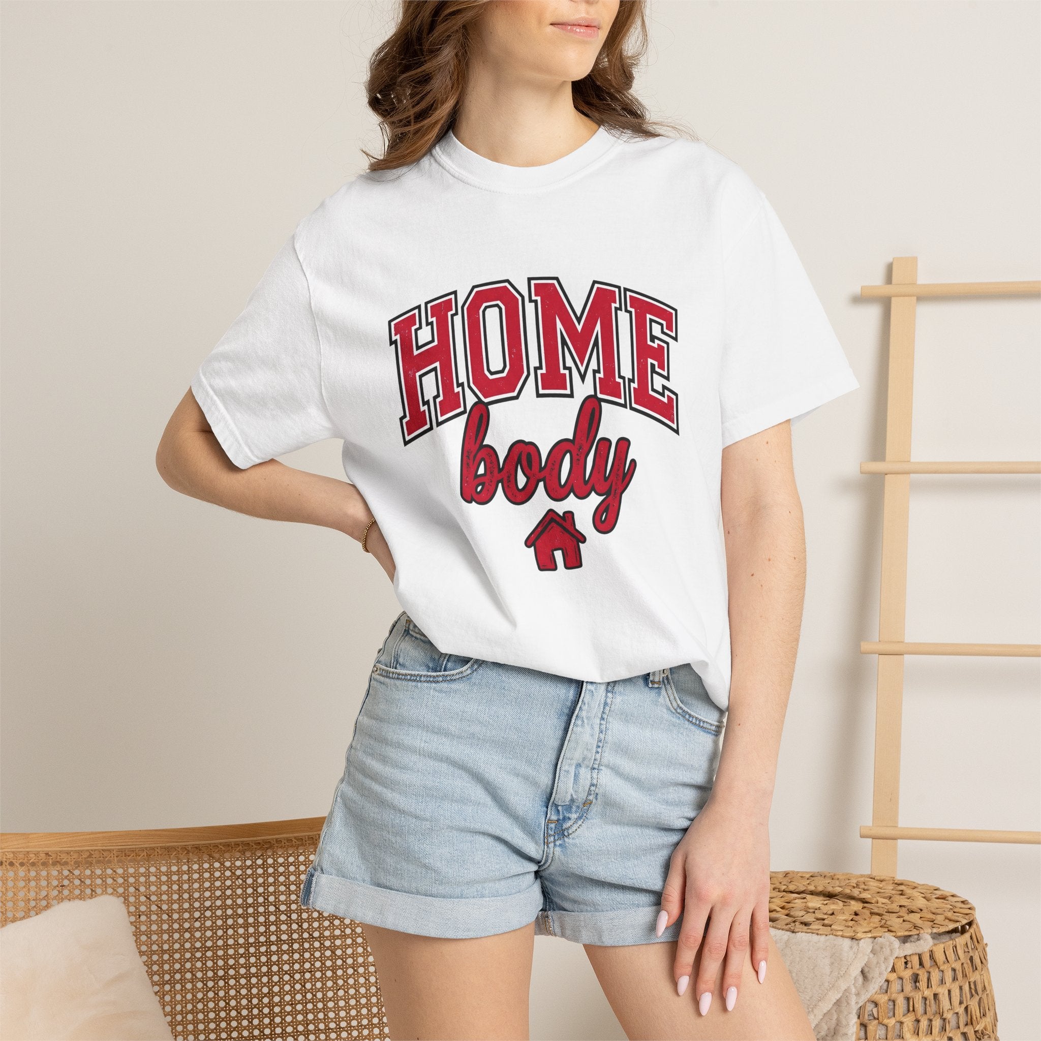 House Sketch Shirt Introvert Warmth Gift Women Varsity Tee Home T-Shirt Recluse Fan Vintage Tshirt Cozy Graphic Classic House Emblem Tshirt