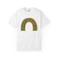 Sparkle Rainbow Shirt St Patrick's Day Arc Gift Women Glitter Tee Rainbow T-Shirt Shamrock Fan Sparkle Tshirt Curve Graphic Nostalgic Golden