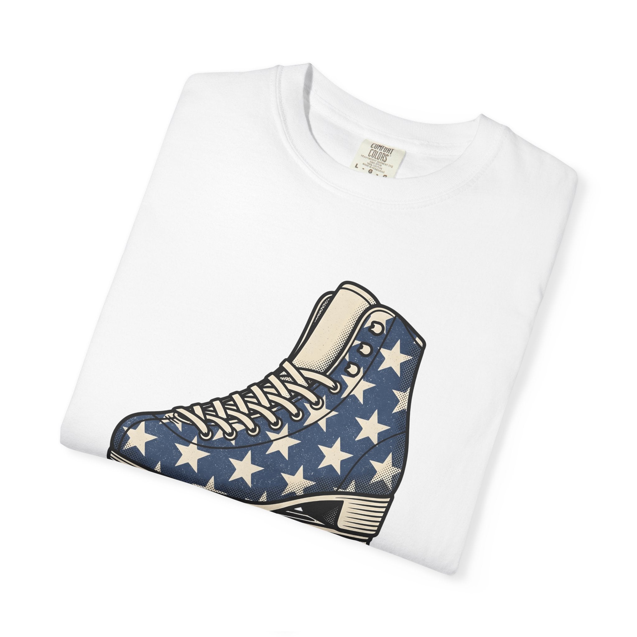 Roller Skates Shirt Roller Skate Usa Gift Women Hand Drawn Tee Roller Skating T-Shirt Skater Fan Sketched Tshirt American Graphic Star