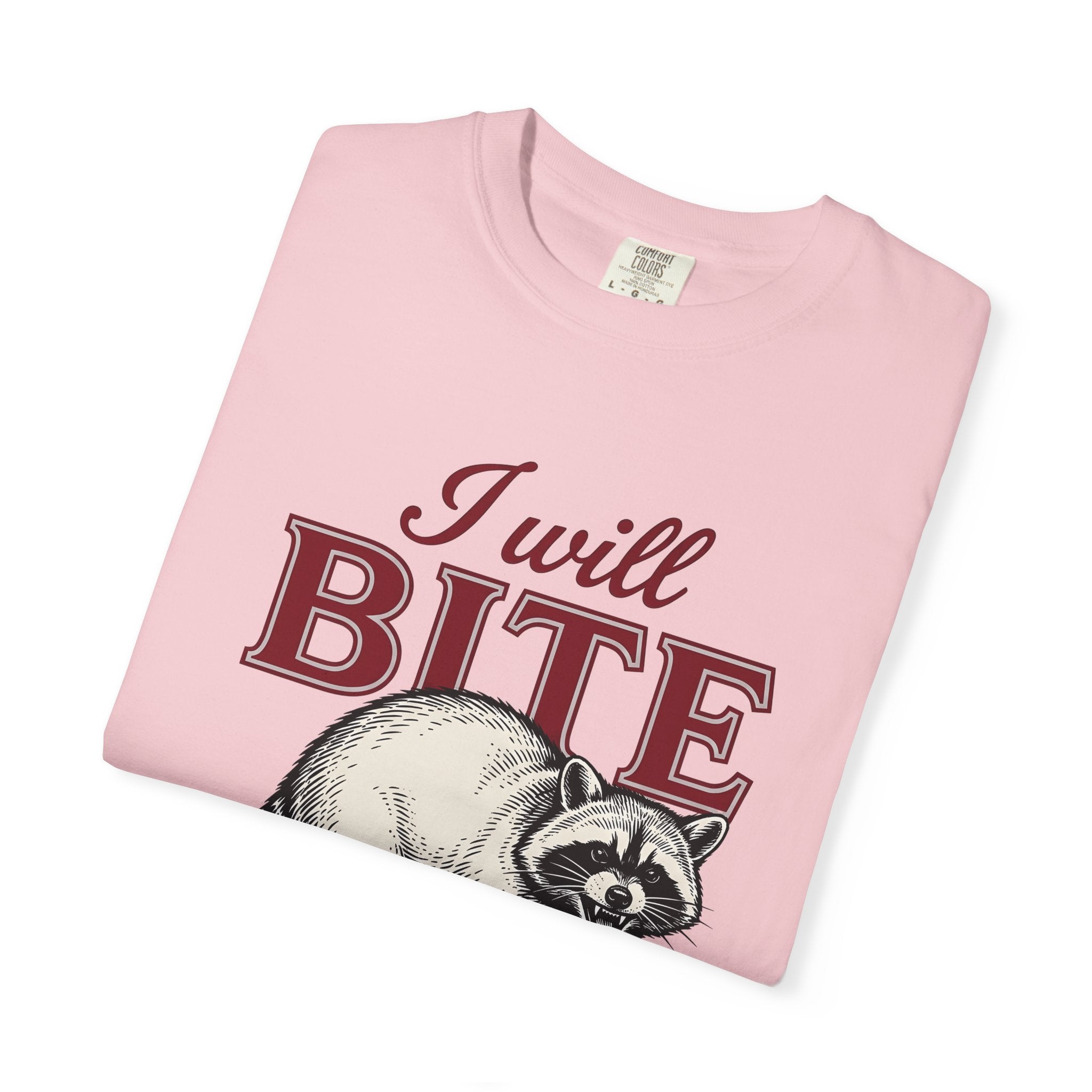 Raccoon Art Shirt Funny Nature Gift Women Sketch Tee Raccoon T-Shirt Humor Fan Drawing Graphic Outline Creature Tshirt