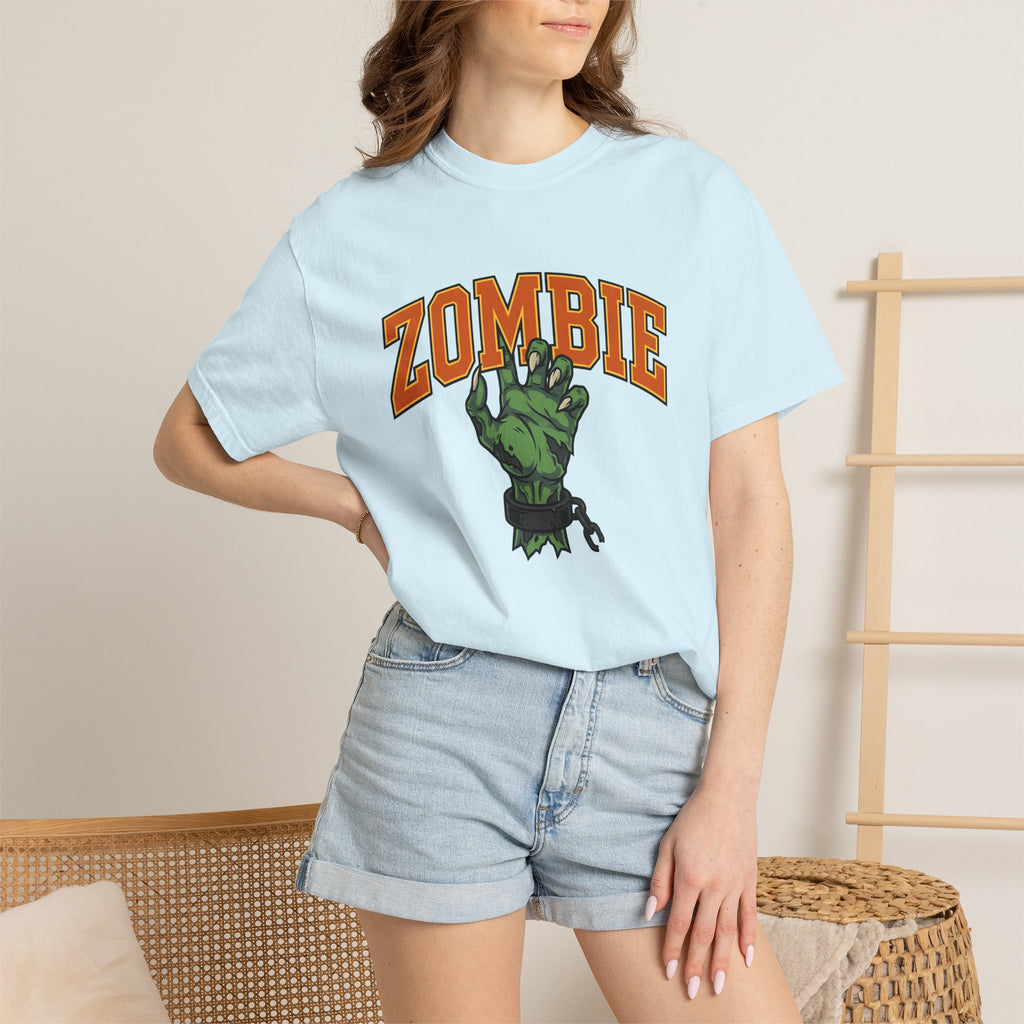 Undead Hand Shirt Halloween Thriller Gift Women Comic Tee Zombie Hand T-Shirt Horror Fan Cartoon Tshirt Suspense Graphic Thriller Graphic