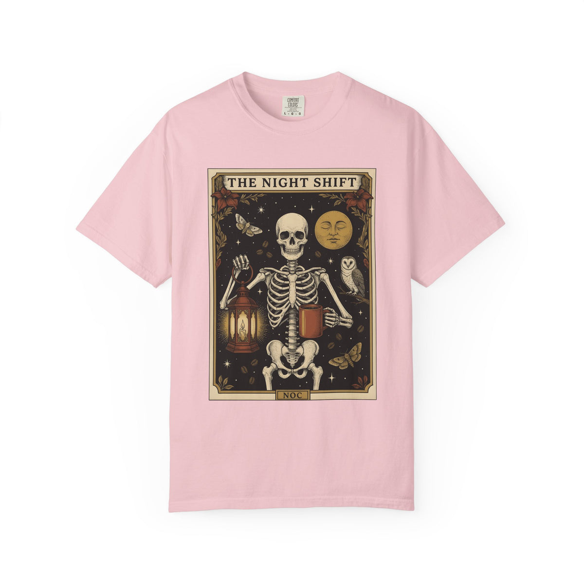 Skeleton Espresso Shirt Nurses Graveyard Unisex Gift Old School Tee Coffee