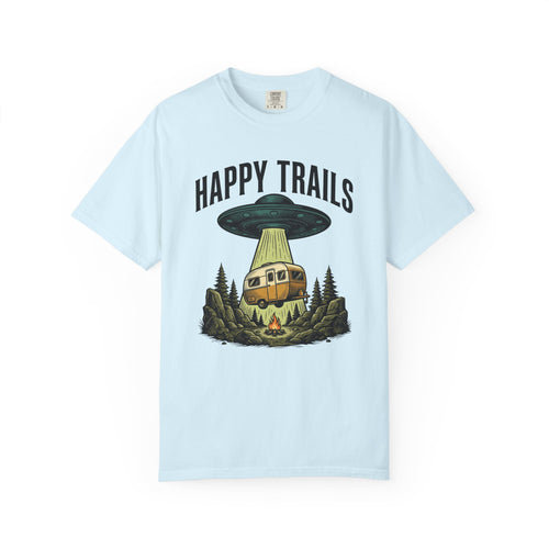 Alien Rv Shirt Funny Hiking Gift Women Rustic Tee Space Rv T-Shirt Humor Fan Camping Graphic Vintage Nostalgic Fire Pit Tshirt