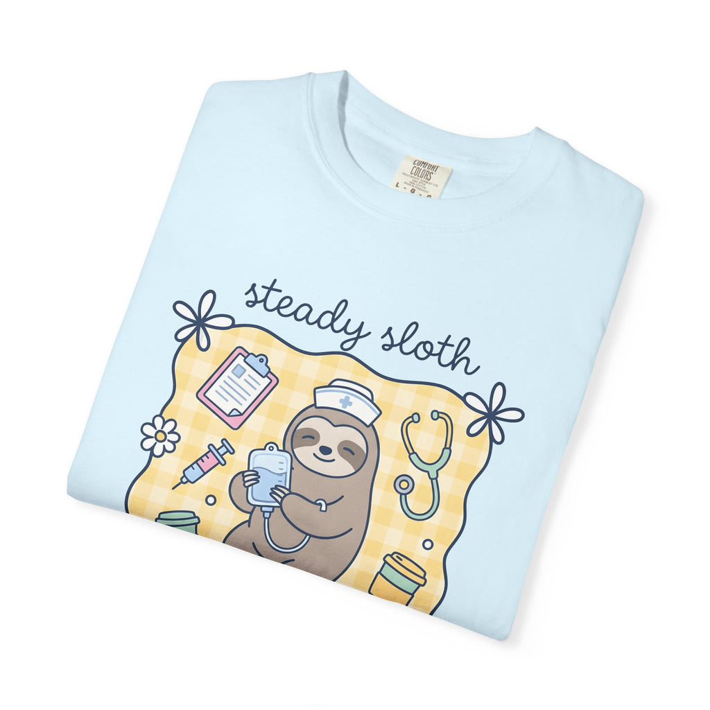 Sloth Nurse Shirt Nurses Pets Gift Women Playful Tee Sloth T-Shirt Nurse Enthusiast Funny Tshirt Animal Graphic Tshirt Funny Health
