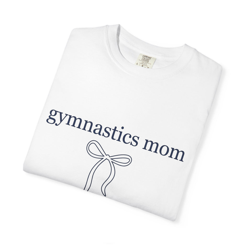 Bow Art Shirt Gymnastics Mom Fitness Gift Women Line Art Tee Ribbon T-Shirt Gymnastics Enthusiast Drawing Tshirt Illustration Graphic