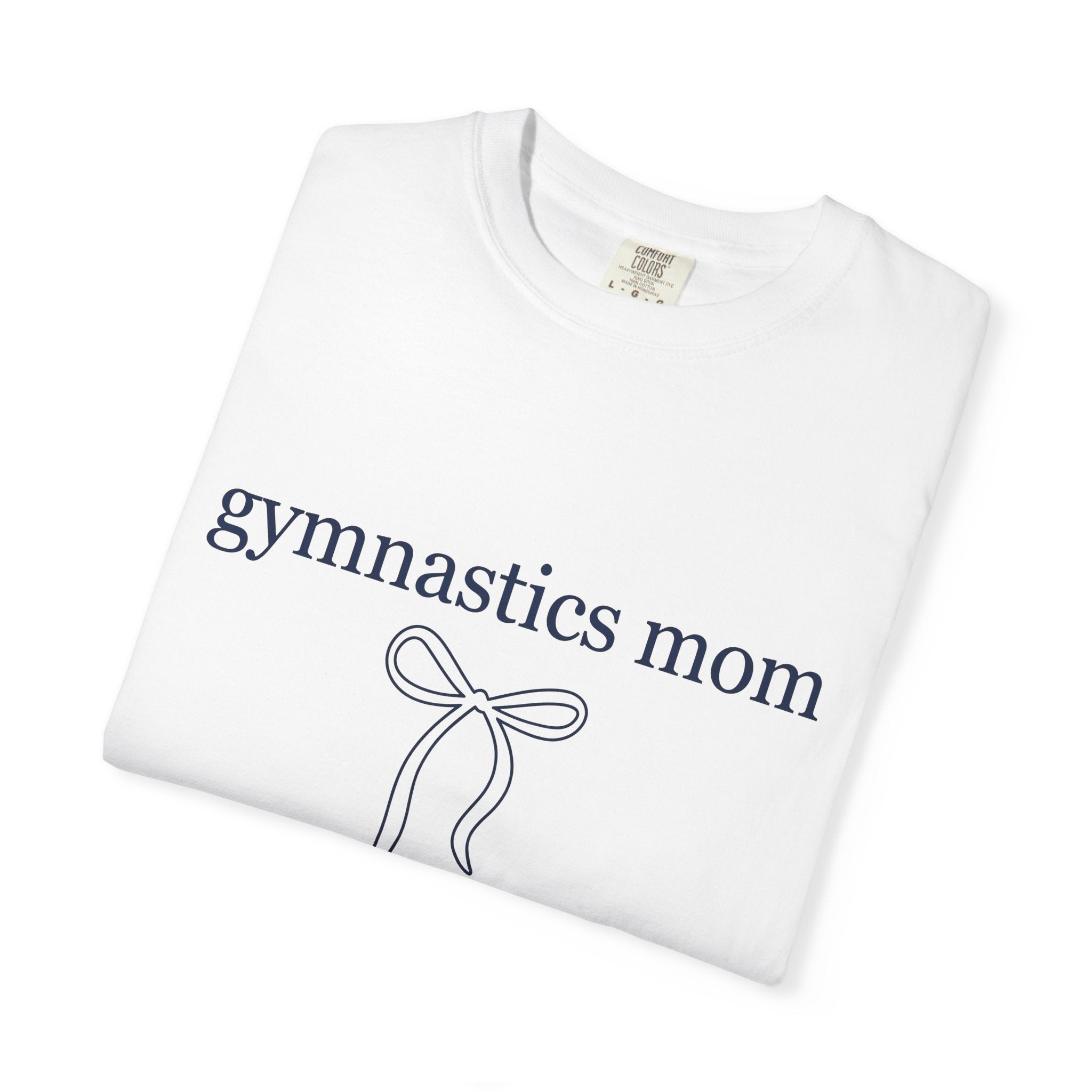 Bow Art Shirt Gymnastics Mom Fitness Gift Women Line Art Tee Ribbon T-Shirt Gymnastics Enthusiast Drawing Tshirt Illustration Graphic