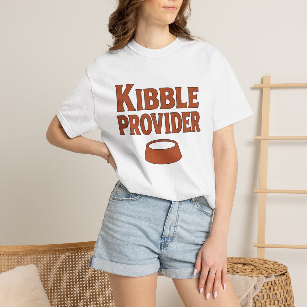 Dog Dish Shirt Dog Animal Care Gift Women Rustic Tee Pet Bowl T-Shirt Dog Fan Pet Bowl Tshirt Pet Grooming Graphic Nostalgic Animal Joke