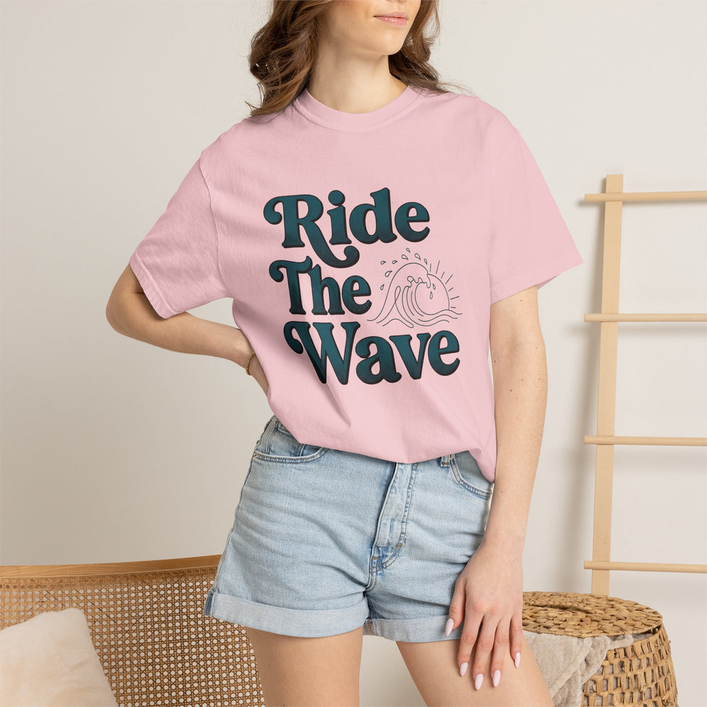 Ocean Print Shirt Surfing Coastal Gift Women Modern Tee Sea T-Shirt Surfer Fan Beach Graphic Tshirt Retro Sunshine Tshirt