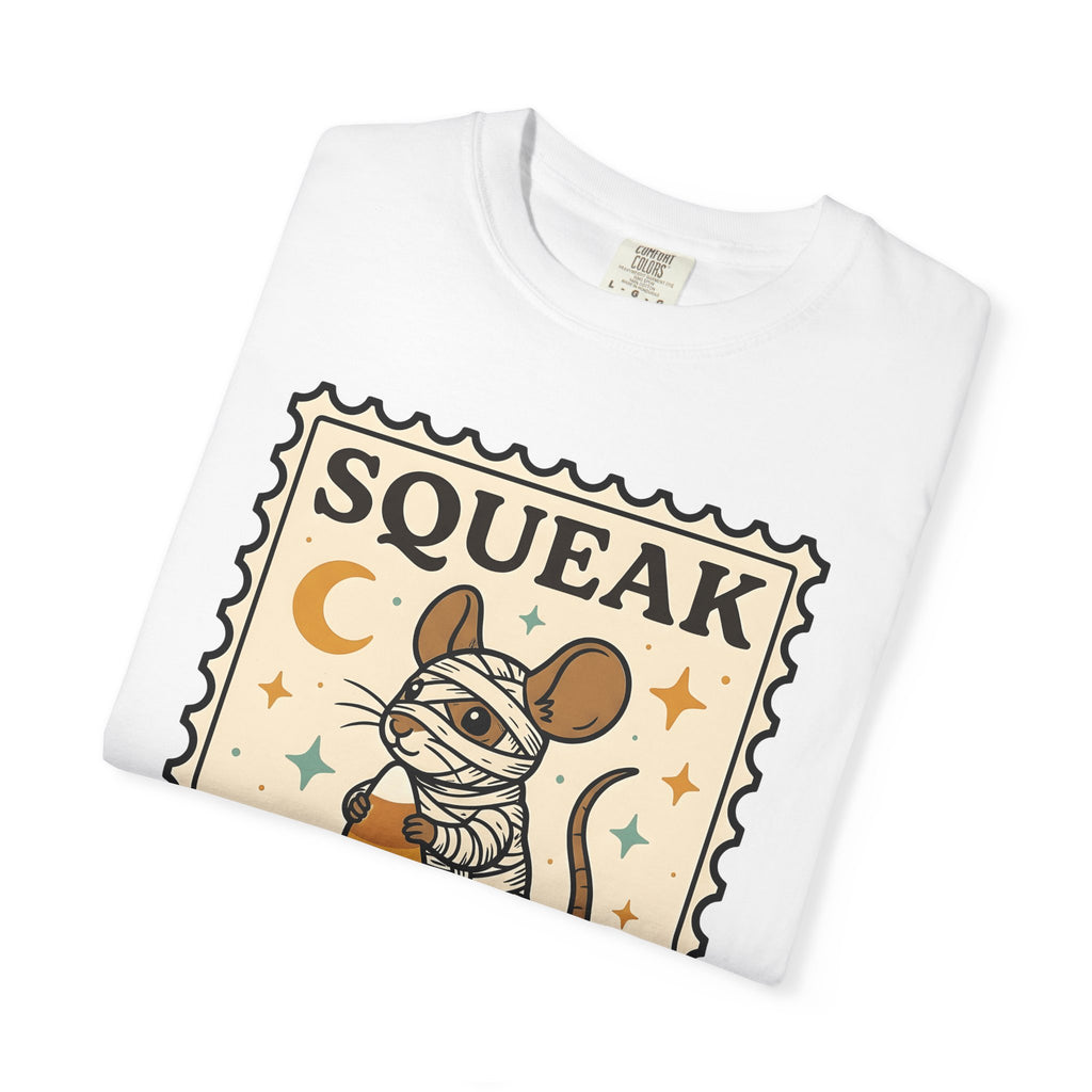 Mummy Mouse Shirt Halloween Wildlife Gift Women Charming Tee Mouse T-Shirt Halloween Fan Rodent Tshirt Wildlife Graphic Classic Candy Corn