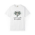 Mistletoe Stalk Shirt Christmas Winter Gift Women Cartoon Tee Kissing Ball T-Shirt Xmas Fan Holiday Graphic Tshirt Traditional Holly