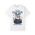 Kitty Bunny Ears Shirt Easter Felines Gift Women Hand Drawn Tee Bunny Ears T-Shirt Easter Fan Cartoon Tshirt Cat Graphic Old School Eyewear
