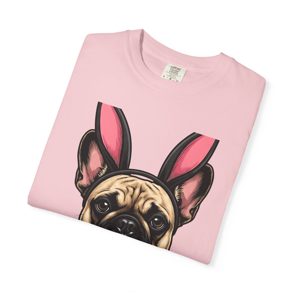 French Bulldog Shirt Easter Pets Gift Women Kawaii Tee Bulldog T-Shirt Easter Fan Cute Tshirt Animal Graphic Vintage Bunny Ears Tshirt