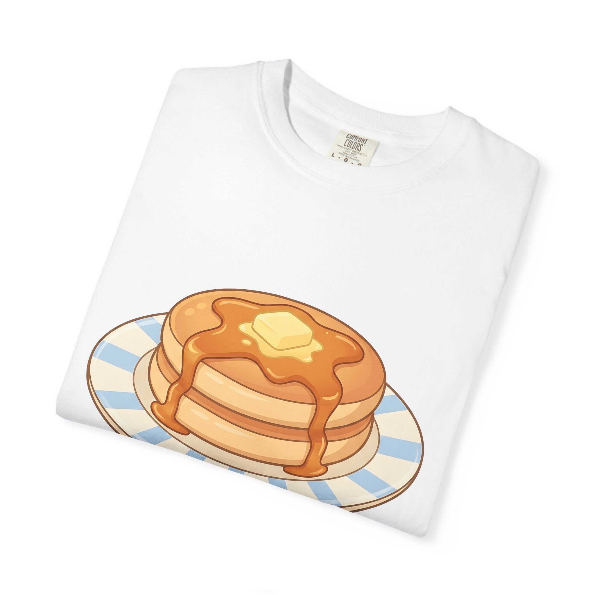 Pancake Pile Shirt Desserts Brunch Gift Women Cute Tee Pancakes T-Shirt Sweets Fan Cute Tshirt Breakfast Graphic Comic Honey Tshirt