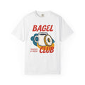 Espresso Mug Bagel Shirt Coffee Food Gift Women Hand Drawn Tee Bagel T-Shirt Coffee Fan Illustrated Tshirt Breakfast Graphic Sketch Brunch