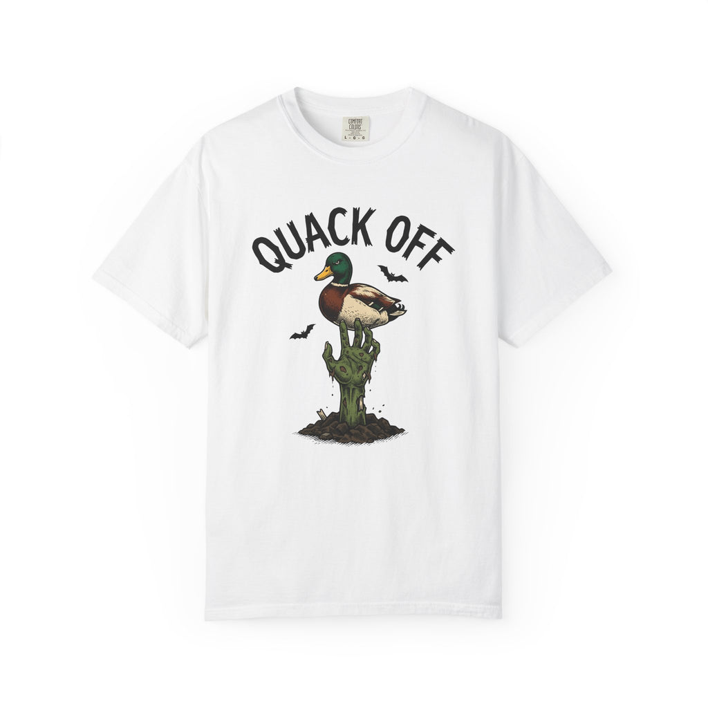 Zombie Hand Duck Shirt Halloween Animal Gift Women Comic Tee Undead Duck T-Shirt Horror Fan Creepy Tshirt Creature Graphic Vintage Bats