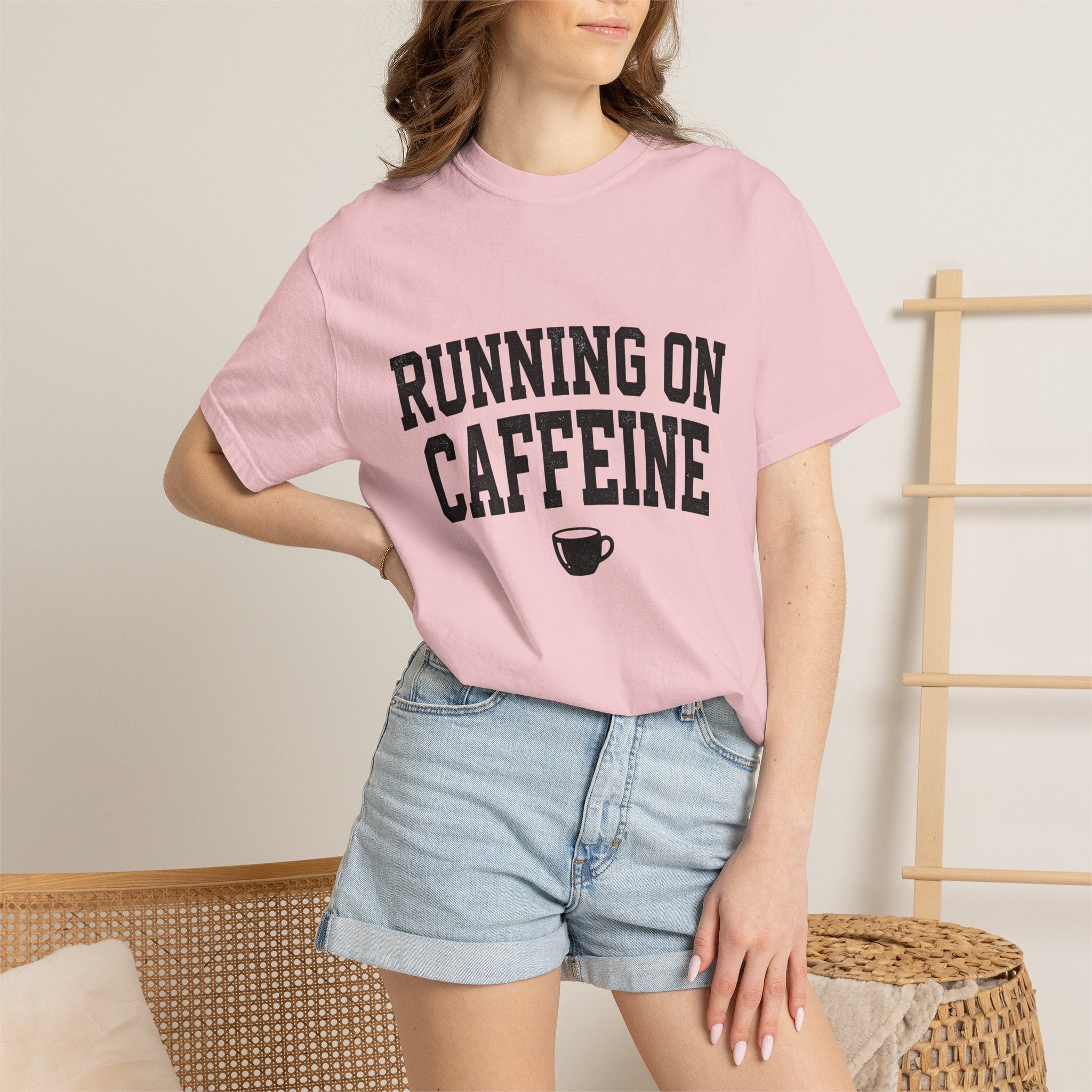 Coffee Cup Shirt Mom Coffee Gift Women Distressed Tee Mug T-Shirt Motherhood Fan Vintage Tshirt Caffeine Graphic Retro Mug Tshirt
