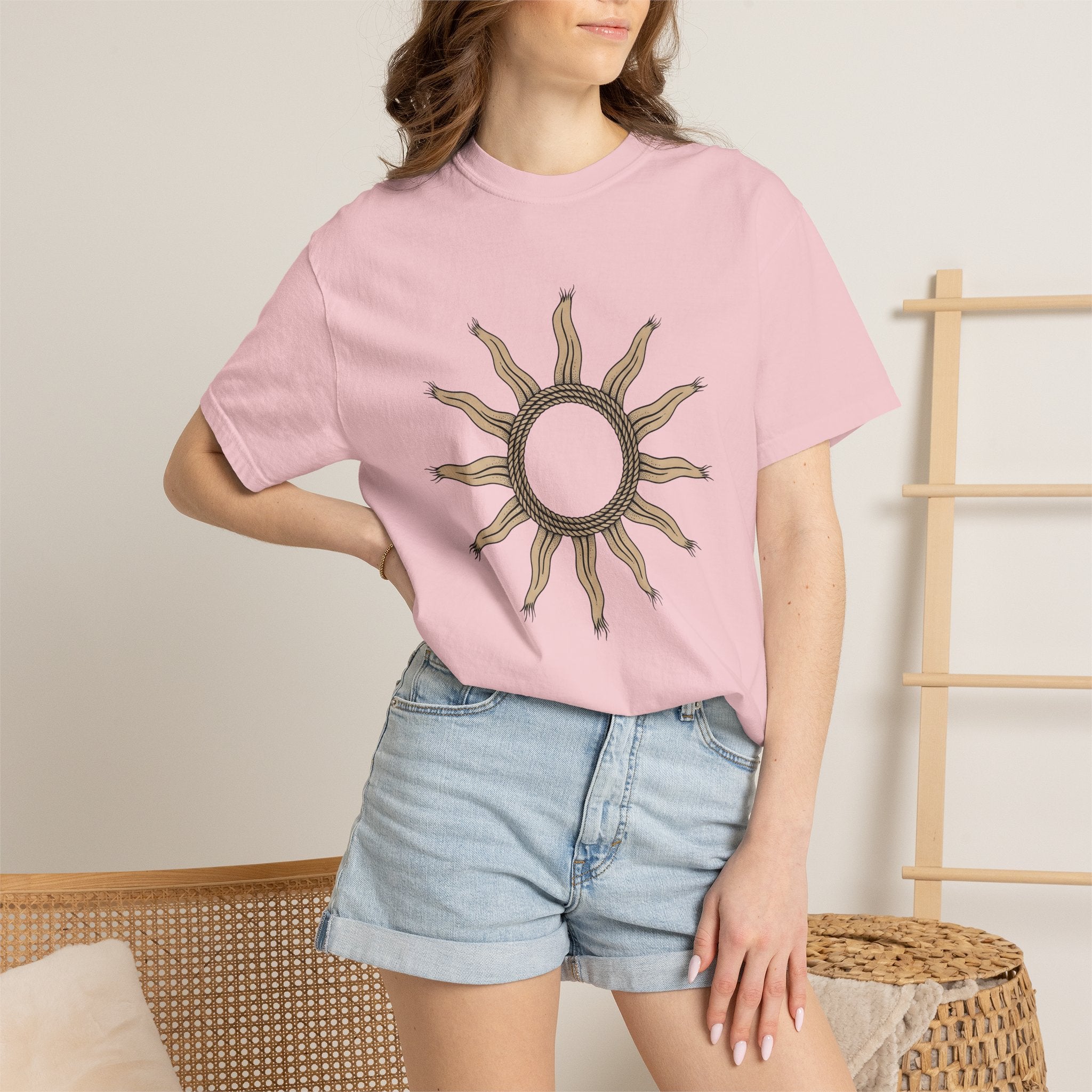 String Sun Shirt Cowgirl Frontier Gift Women Vintage Tee Solar T-Shirt Rodeo Fan Retro Tshirt Pioneer Graphic Sleek Cattle Rope Tshirt