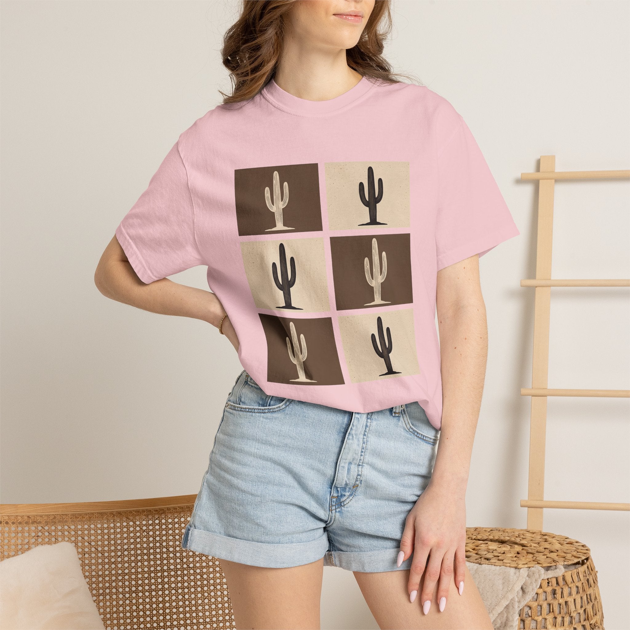 Succulent Design Shirt Cowgirl Cowboy Gift Women Hippie Tee Cactus T-Shirt Rodeo Fan Retro Tshirt Cowboy Graphic Vintage Dry Land Tshirt