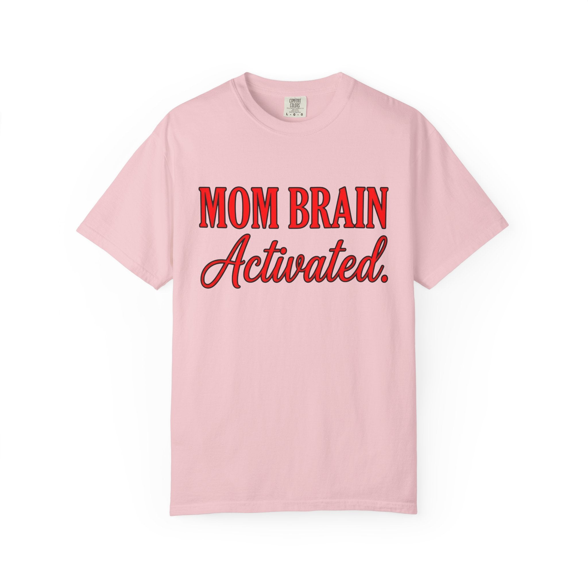Bold Script Text Shirt Moms Parenting Gift Women Funny Tee Calligraphy T-Shirt Motherhood Fan Humorous Tshirt Parenting Graphic Retro