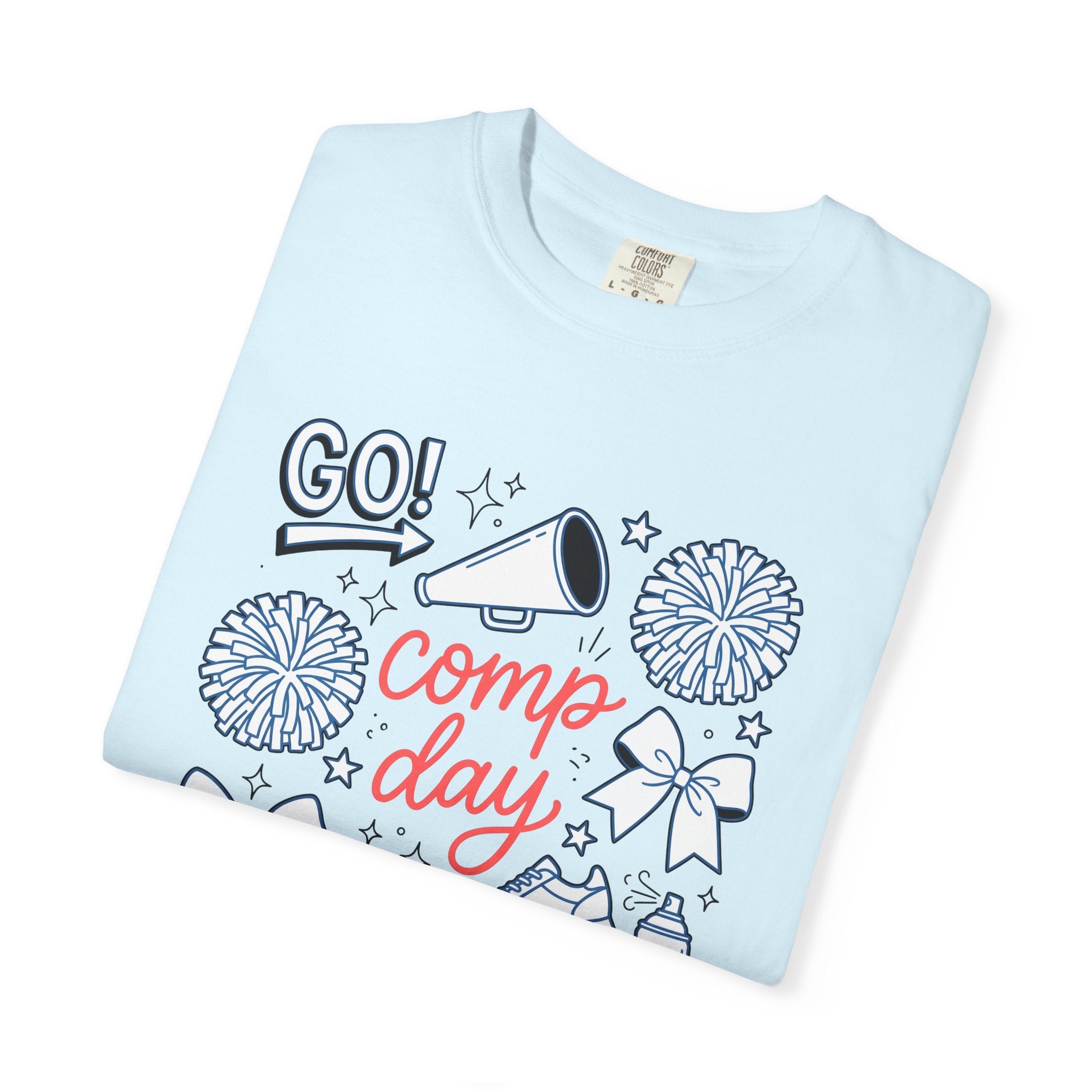 Cheer Squad Icons Shirt Moms Games Gift Women Hand Drawn Tee Cheerleaders T-Shirt Mom Fan Cheerleader Graphic Sports Graphic Classic