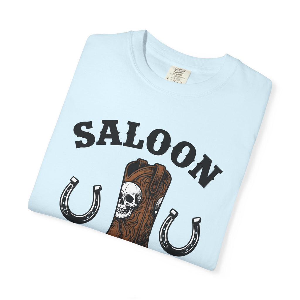 Cowboy Boot Shirt Cowgirl Western Gift Women Vintage Tee Boot T-Shirt Rodeo Fan Cowboy Graphic Tshirt Retro Skull Tshirt