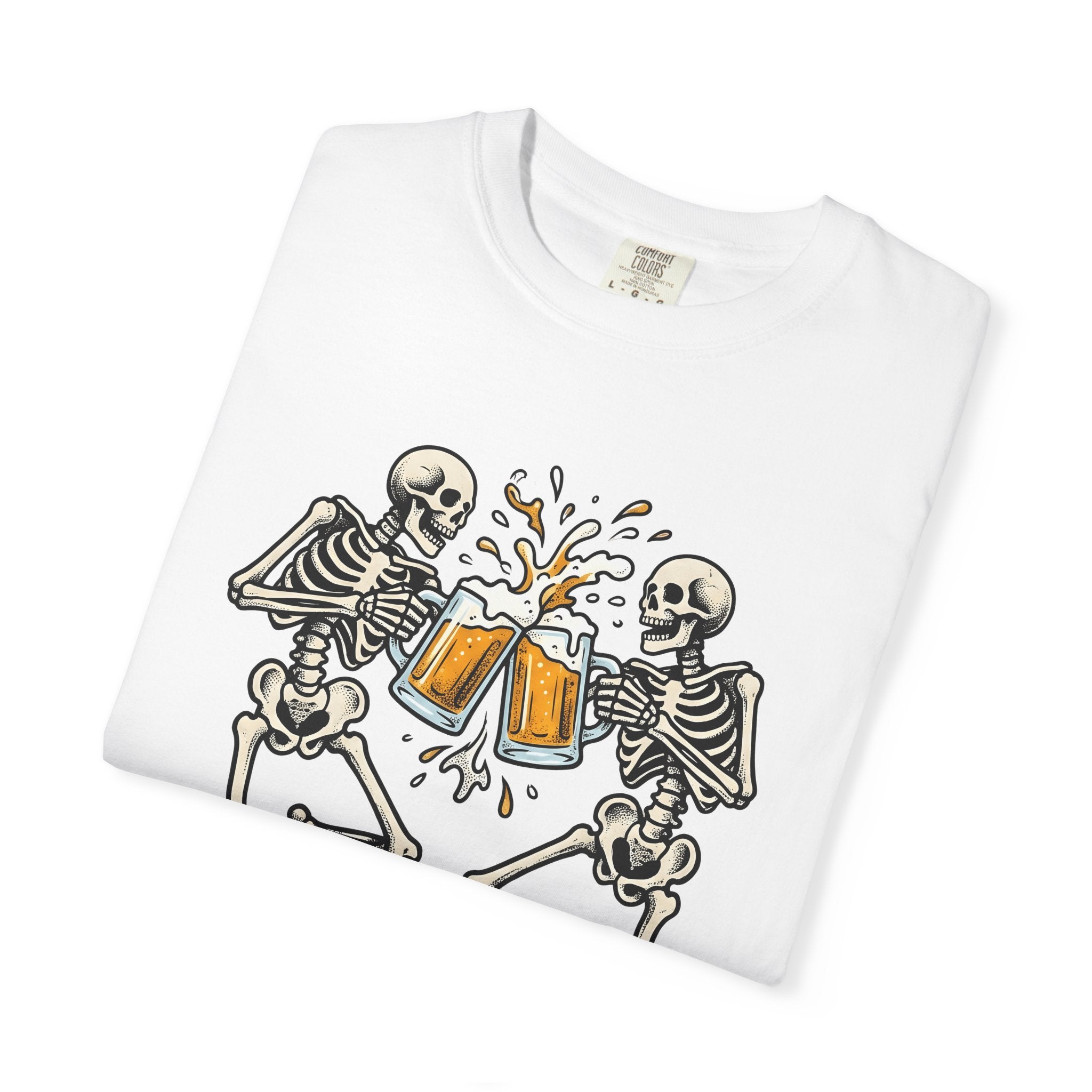 Skeleton Ale Shirt Boho Chic Fall Gift Women Traditional Tattoo Tee Beer T-Shirt Bohemian Fan Classic Tattoo Tshirt Autumn Graphic