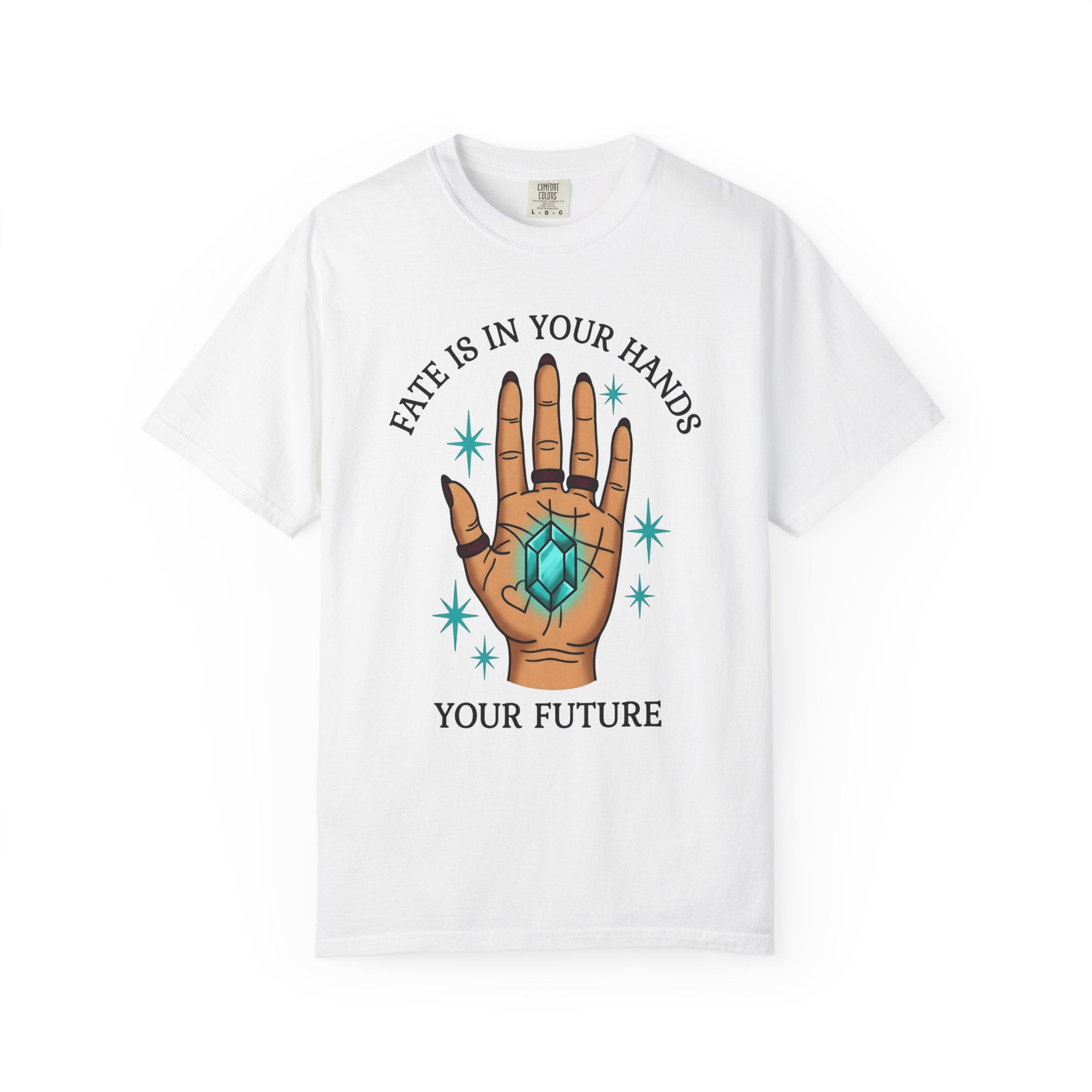 Clairvoyant Hand Shirt Boho Chic Occult Gift Women Esoteric Tee Palm Reading T-Shirt Bohemian Fan Mystical Art Tshirt Magical Graphic