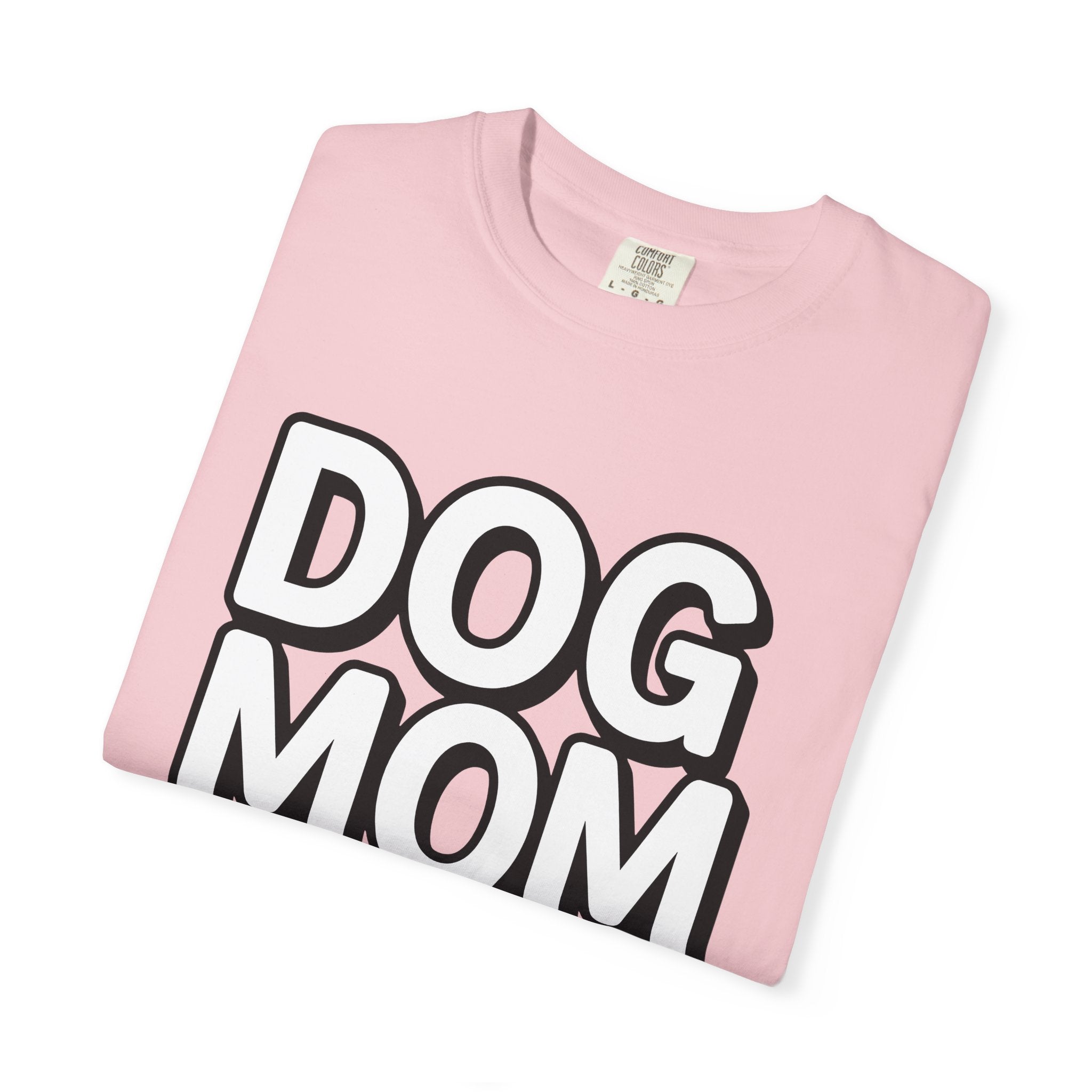 Statement Text Art Shirt Dog Mom Animals Gift Women Whimsical Tee Typography T-Shirt Dog Mom Fan Illustrative Tshirt Creature Graphic