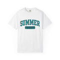 Varsity Font Shirt Summer Travel Gift Women Sportswear Tee Lettering T-Shirt Vacation Fan Retro Tshirt Adventure Graphic Classic Collegiate