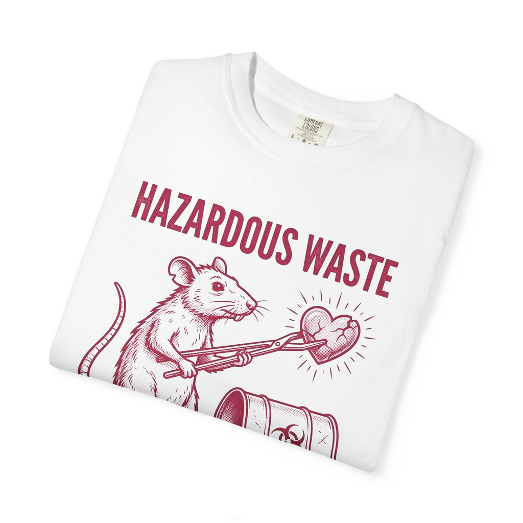 Mouse Heart Shirt Valentines Day Joke Gift Women Retro Tee Heart T-Shirt Valentine Fan Vintage Tshirt Pun Graphic Sketch Poison Drum Tshirt