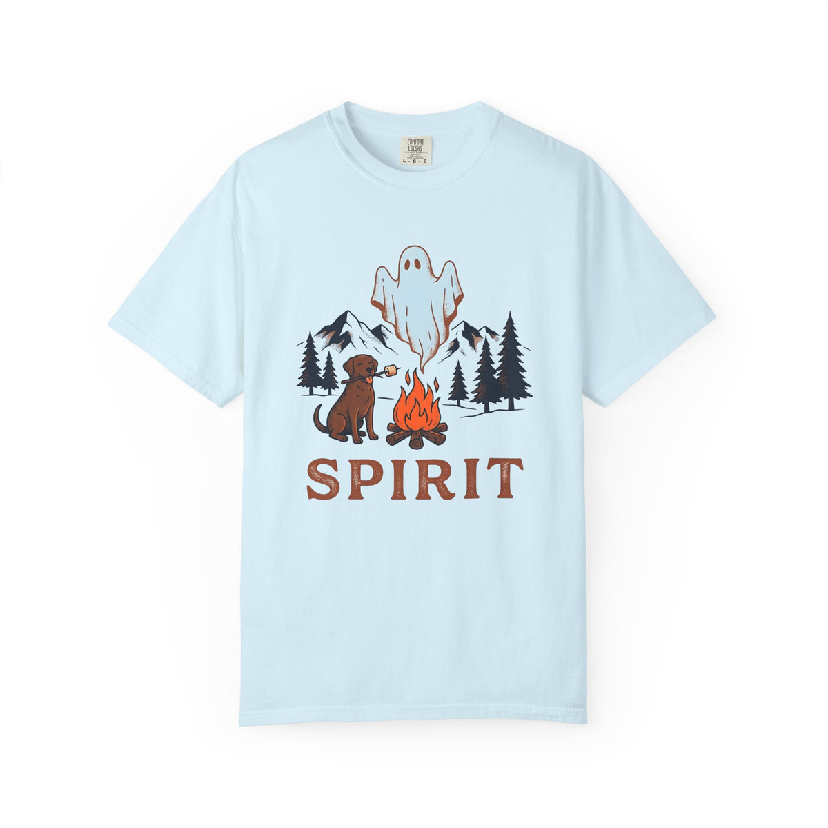 Outdoor Dog Shirt Dog Backpacking Unisex Gift Sketch Tee Canine T-Shirt Dog Fan