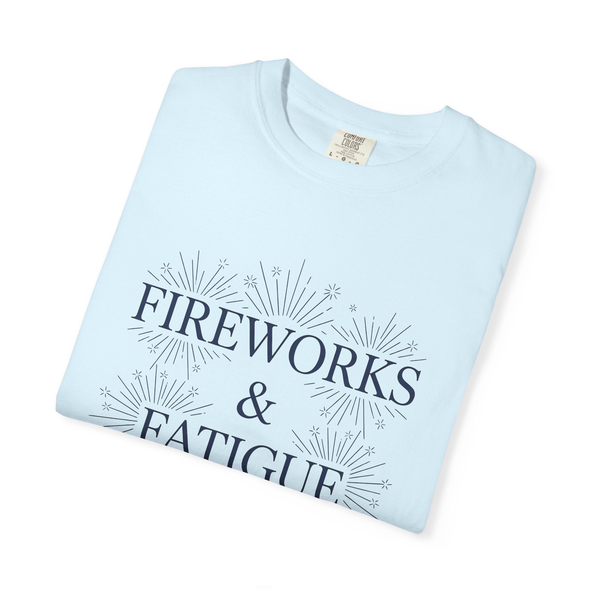 Firework Blast Shirt Holiday Festival Gift Women Basic Tee Pyrotechnic T-Shirt Celebration Fan Simple Tshirt Fair Graphic Old School