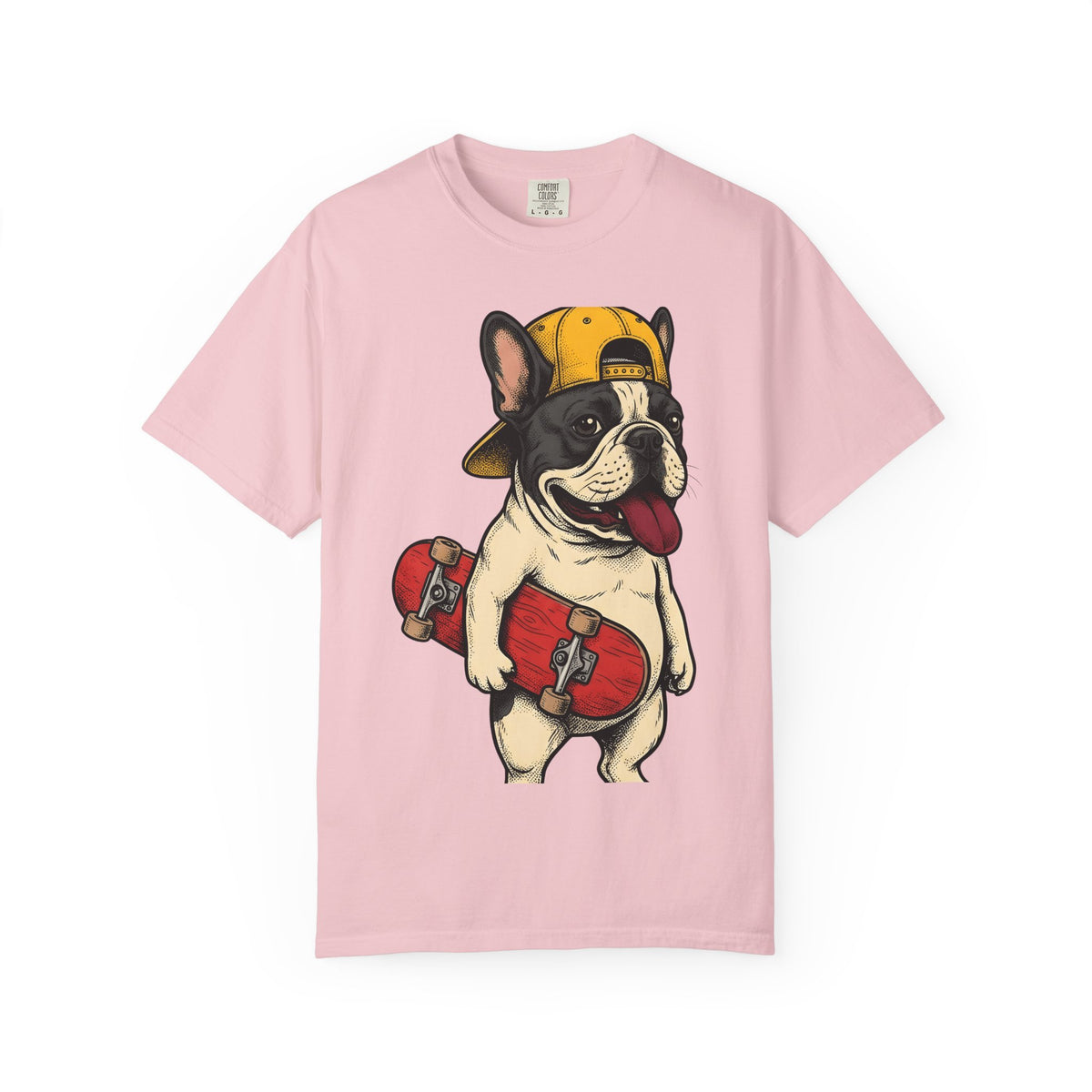 French Bulldog Shirt Dog Sports Gift Women Cartoon Tee Bulldog T-Shirt Dog Fan Toon Tshirt Action Graphic Vintage Skateboard Tshirt