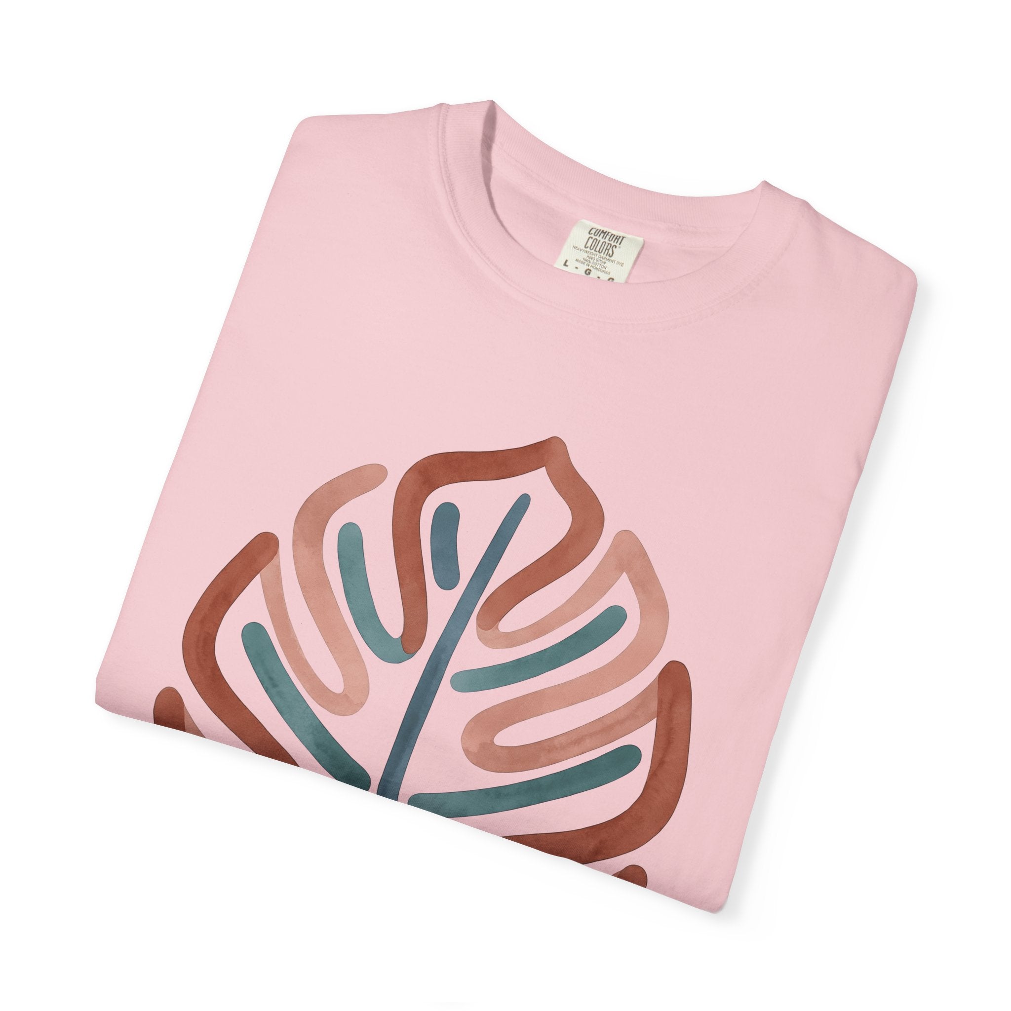 Monstera Leaf Shirt Boho Chic Botanical Gift Women Watercolor Tee Swiss Cheese Plant T-Shirt Bohemian Fan Watercolour Tshirt Floral Graphic