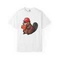 Beaver Shirt Valentine Fauna Gift Women Sweet Tee Dam T-Shirt Cupid Fan Cute Tshirt Wildlife Graphic Animation Heart Shape Tshirt