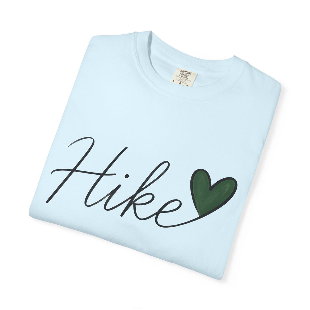 Love Lettering Shirt Hiking Camping Gift Women Simple Tee Calligraphy T-Shirt Trekker Enthusiast Minimalist Tshirt Camping Graphic Sleek