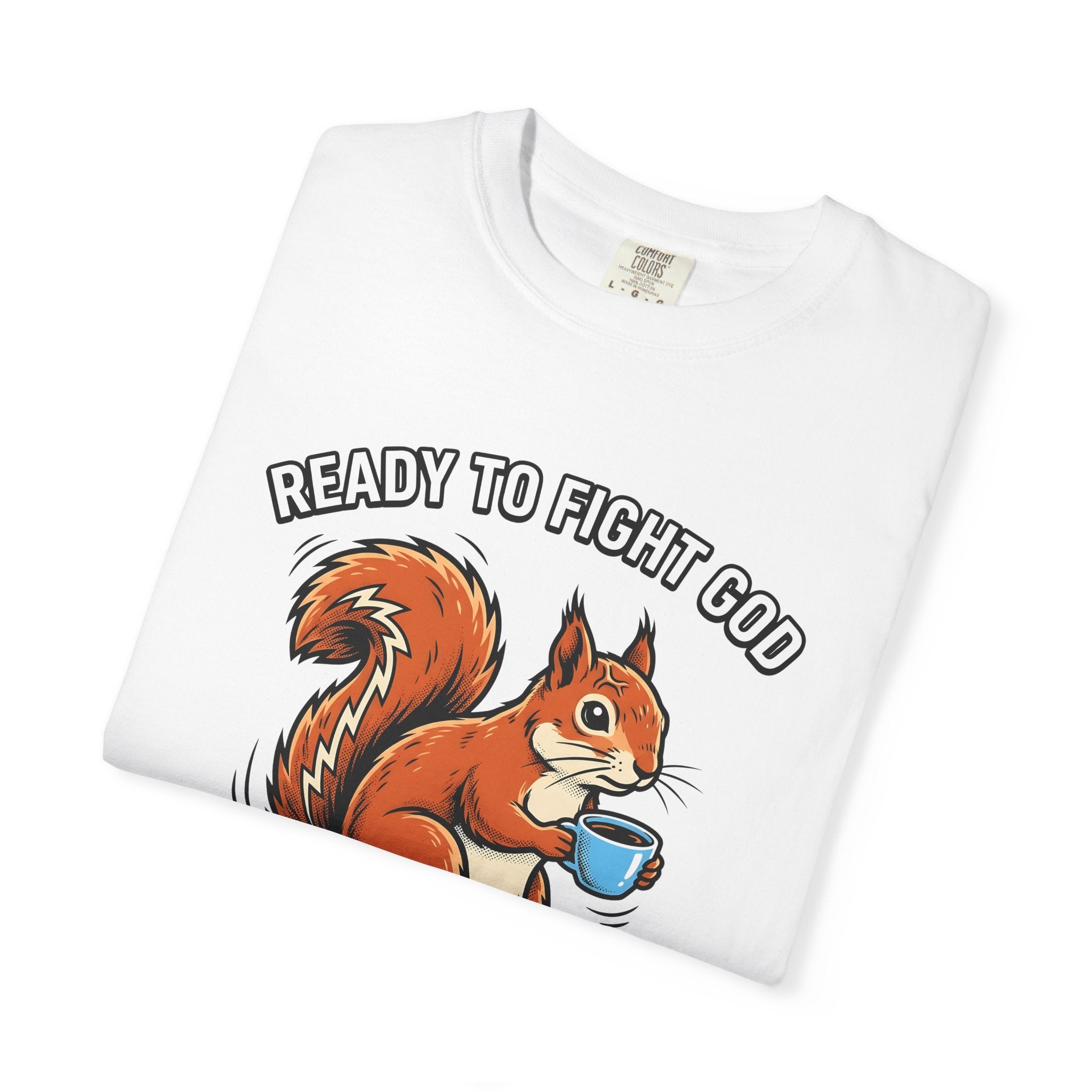 Squirrel Espresso Cup Shirt Coffee Fauna Gift Women Animated Tee Espresso Mug T-Shirt Coffee Fan Cartoon Tshirt Wildlife Graphic Classic