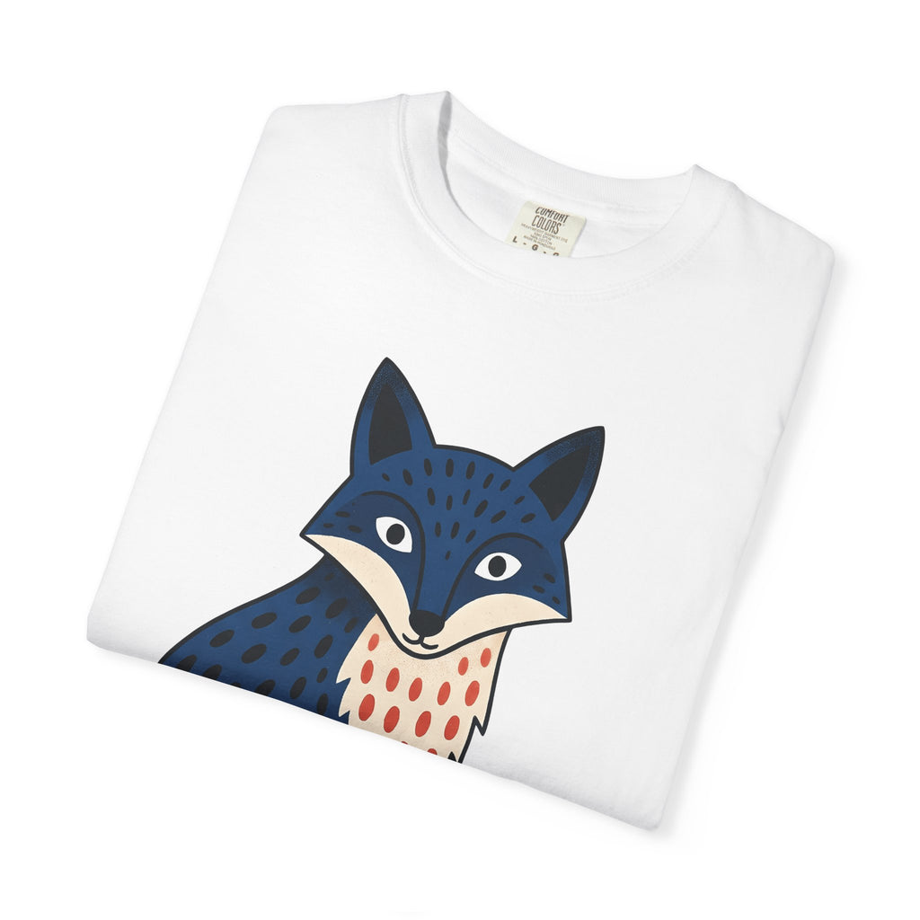 Fox Graphic Shirt Animals Woodland Gift Women Boho Tee Fox T-Shirt Wildlife Fan Vagabond Tshirt Forest Graphic Minimalist Pattern Tshirt