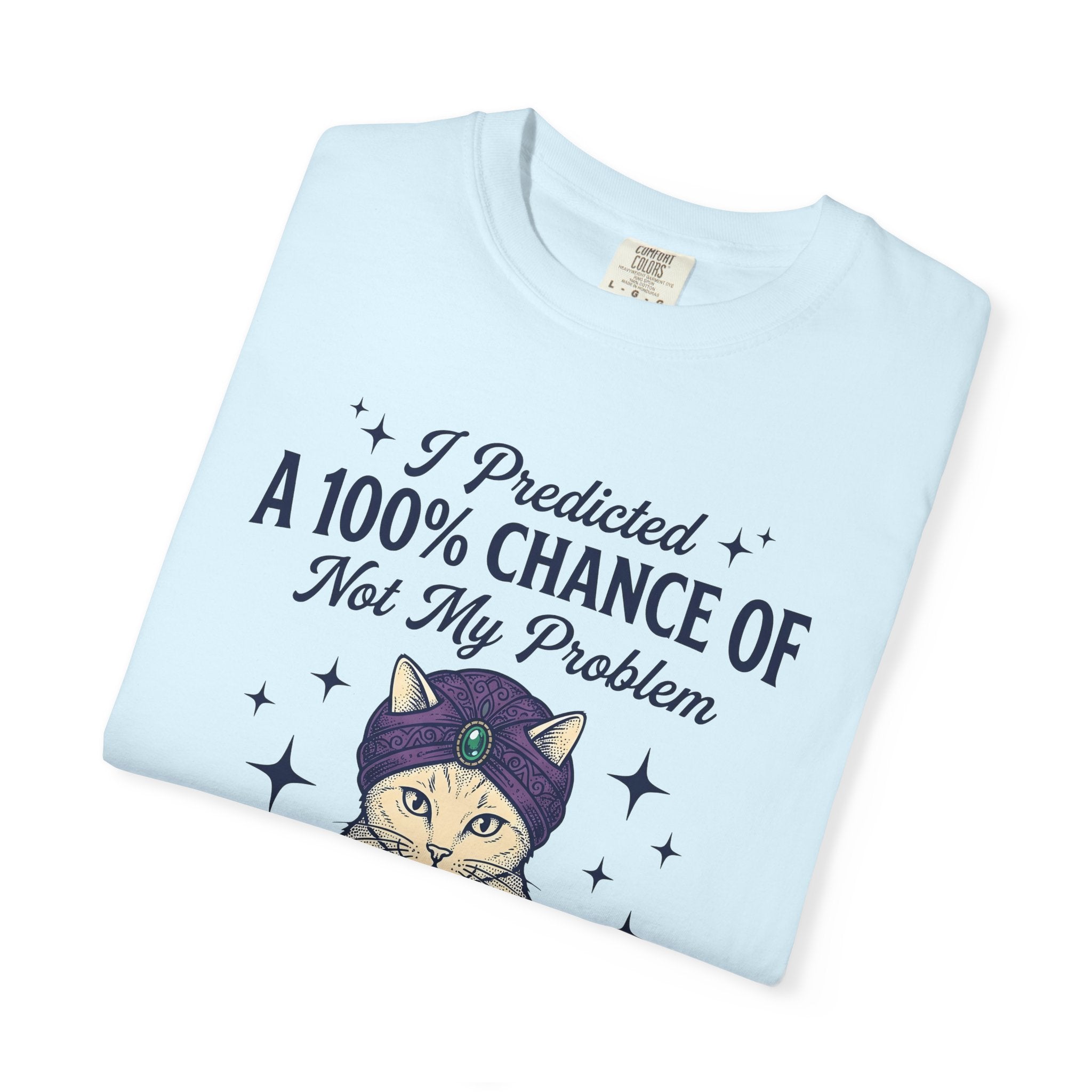 Seer Cat Shirt Cat Comedy Gift Women Classic Tee Kitty Cat T-Shirt Feline Fan Vintage Tshirt Humor Graphic Cartoon Prophecy Globe Tshirt