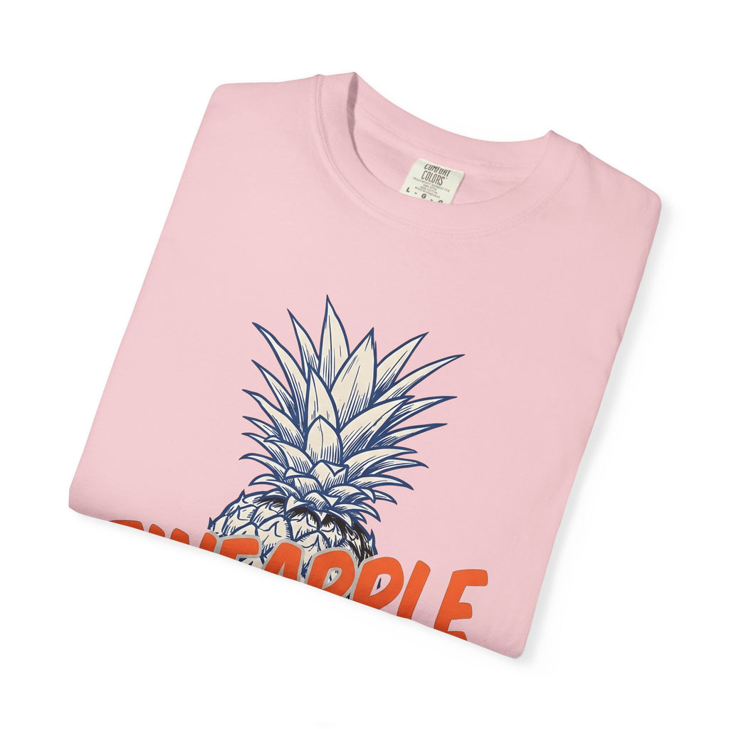Pineapple Graphic Shirt Funny Fruit Gift Women Hand Drawn Tee Pineapple T-Shirt Humor Fan Illustrated Tshirt Fruit Illustration Retro Bold