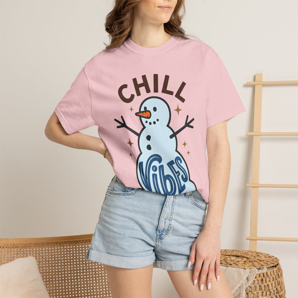 Snowman Clipart Shirt Christmas Holiday Gift Women Animated Tee Frostman T-Shirt Christmas Fan Cartoon Tshirt Holiday Graphic Classic