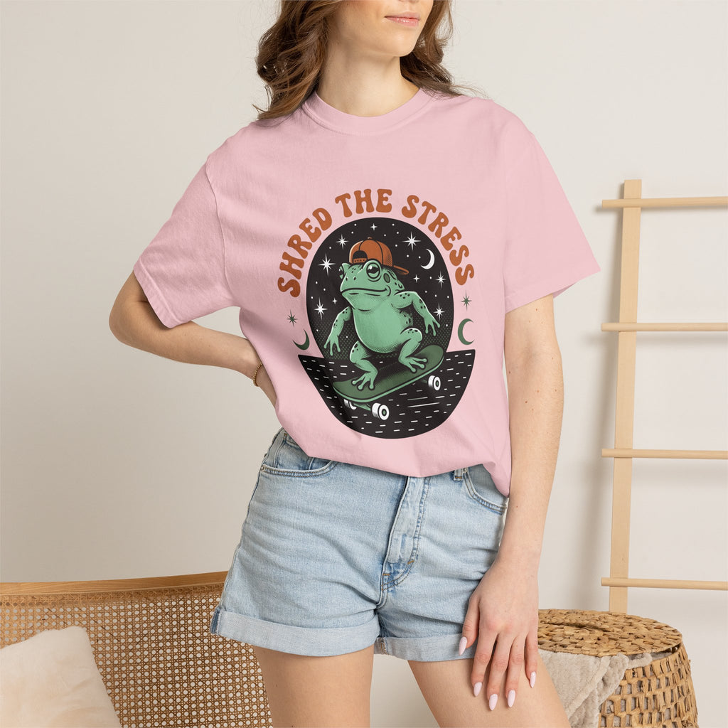 Frog Skateboard Shirt Sports Animal Gift Women Vintage Tee Skateboarder T-Shirt Athlete Fan Retro Graphic Tshirt Retro Stars Tshirt